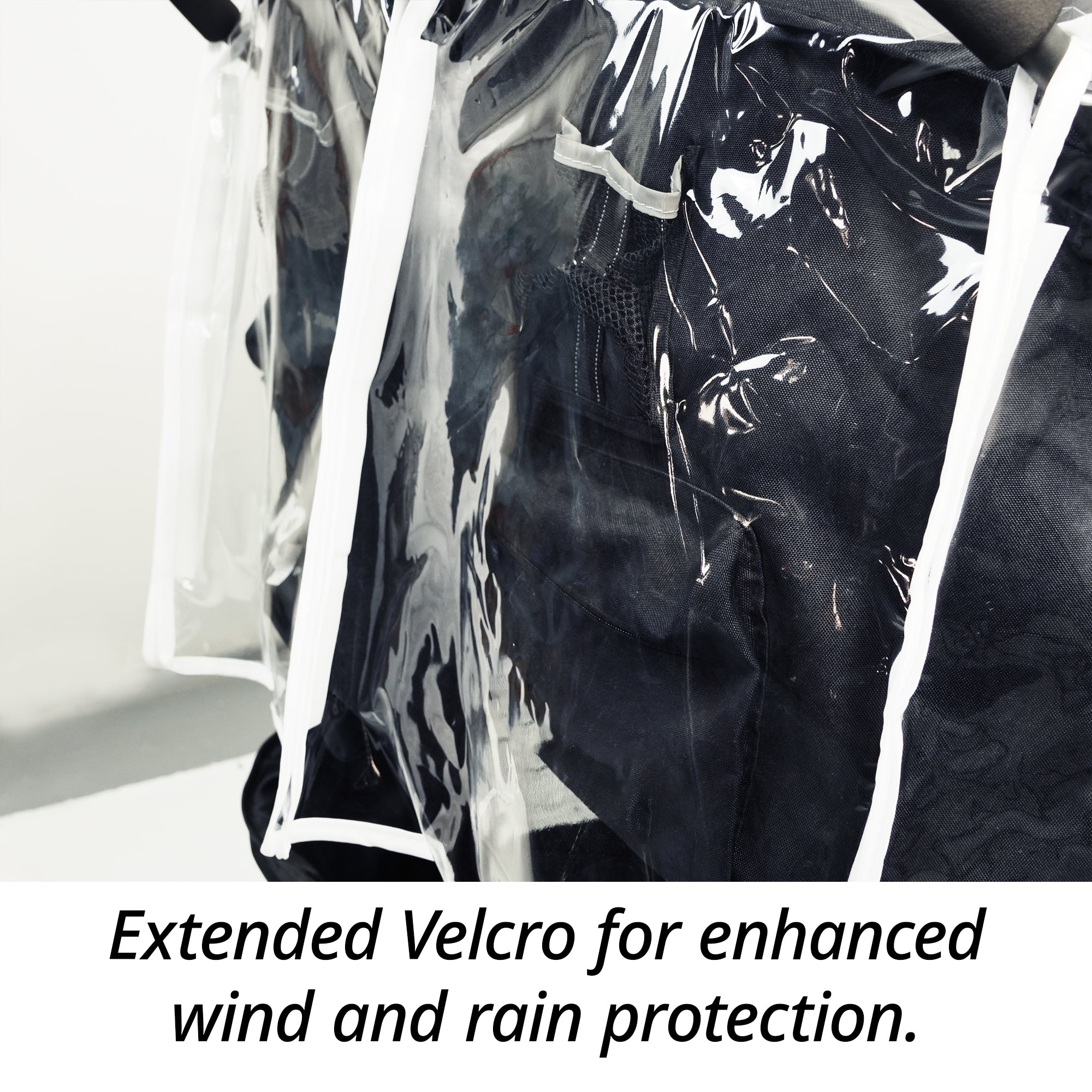 Double Stroller Rain Cover, Universal Waterproof Windproof Rain Shield for Side by Side Twin Baby Strollers, Outdoor Accessories for Jogger and Umbrella Strollers
