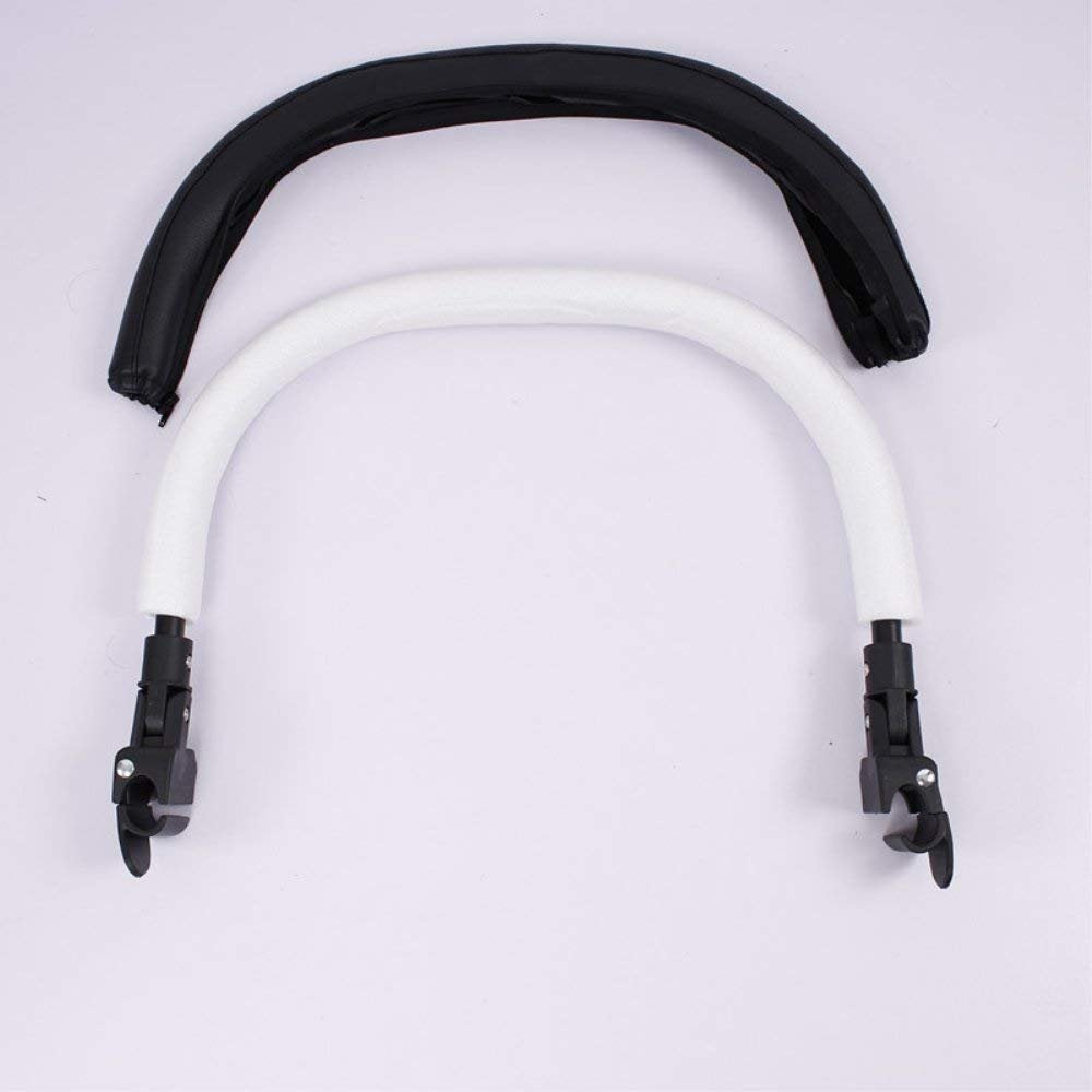 Baby Stroller Bumper Bar,Armrest, Handle, Crossbar Accessories for BBZ YoYo and Yoyo+,Black PU Leather